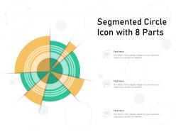 Segmented circle icon with 8 parts