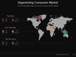Segmenting Consumer Market Powerpoint Slide Presentation Sample