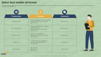 Select Best Mobile Ad Format SMS Marketing Guide For Small MKT SS V