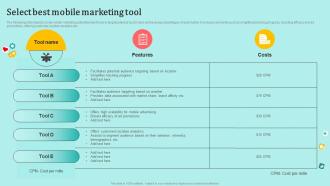 Select Best Mobile Marketing Tool Understanding Pros And Cons MKT SS V