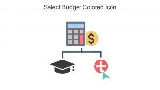 Select Budget Colored Icon In Powerpoint Pptx Png And Editable Eps Format
