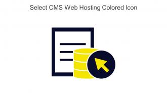 Select CMS Web Hosting Colored Icon In Powerpoint Pptx Png And Editable Eps Format