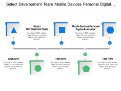 Select Development Team Mobile Devices Personal Digital Assessment