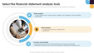 Select The Financial Statement Analysis Tools Financial Statement Analysis For Improving Business Fin SS