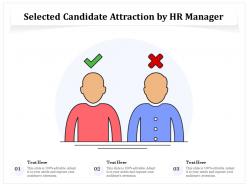 Selected Candidate Attraction By HR Manager