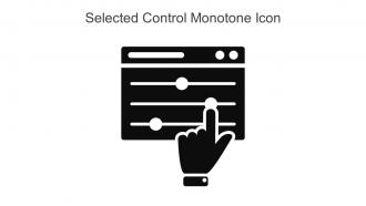 Selected Control Monotone Icon In Powerpoint Pptx Png And Editable Eps Format