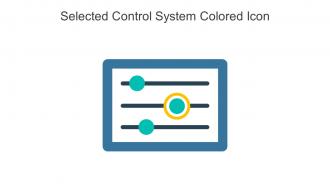 Selected Control System Colored Icon In Powerpoint Pptx Png And Editable Eps Format