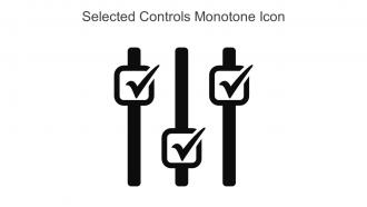Selected Controls Monotone Icon In Powerpoint Pptx Png And Editable Eps Format