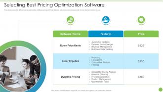 Selecting Best Pricing Optimization Software Pricing Data Analytics Techniques