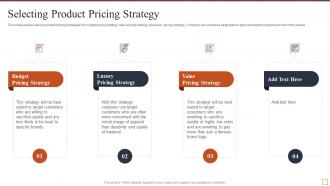 Selecting product pricing strategy effective brand building strategy