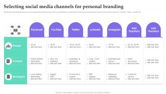 Selecting Social Media Channels For Personal Branding Personal Branding Guide For Influencers