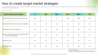 Selecting Target Markets And Target Market Strategies Ppt Template Strategy CD V Aesthatic Informative
