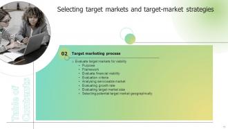 Selecting Target Markets And Target Market Strategies Ppt Template Strategy CD V Slides Analytical