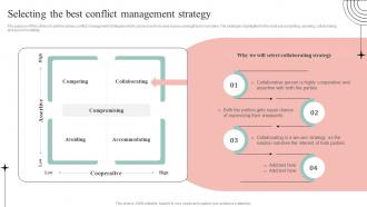 Selecting The Best Conflict Common Conflict Scenarios And Strategies To Mitigate