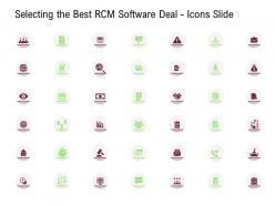 Selecting the best rcm software deal icons slide