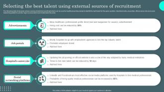 Selecting The Best Talent Using External General Administration Of Healthcare System