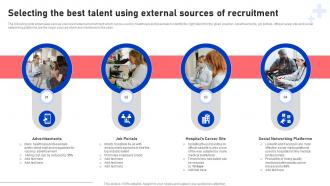 Selecting The Best Talent Using External Sources Of Recruitment Functional Areas Of Medical