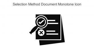 Selection Method Document Monotone Icon In Powerpoint Pptx Png And Editable Eps Format