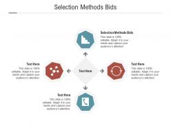 Selection methods bids ppt powerpoint presentation infographics files cpb