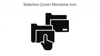 Selective Cursor Monotone Icon In Powerpoint Pptx Png And Editable Eps Format