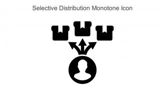 Selective Distribution Monotone Icon In Powerpoint Pptx Png And Editable Eps Format