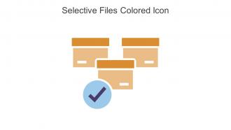 Selective Files Colored Icon In Powerpoint Pptx Png And Editable Eps Format