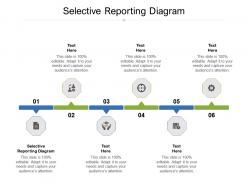 Selective reporting diagram ppt powerpoint presentation model pictures cpb