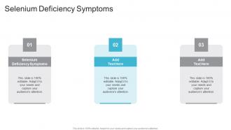Selenium Deficiency Symptoms In Powerpoint And Google Slides Cpb