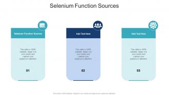 Selenium Function Sources In Powerpoint And Google Slides Cpb
