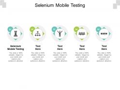 Selenium mobile testing ppt powerpoint presentation visual aids show cpb