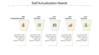 Self actualization needs ppt powerpoint presentation model graphic tips cpb