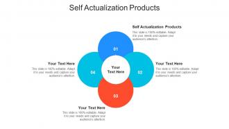 Self actualization products ppt powerpoint presentation background cpb