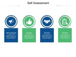 Self assessment ppt powerpoint presentation infographic template diagrams cpb