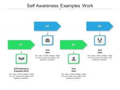 Self awareness examples work ppt powerpoint presentation model gridlines cpb