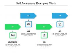 Self awareness examples work ppt powerpoint presentation model gridlines cpb