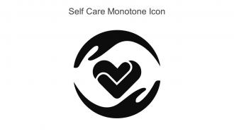 Self Care Monotone Icon In Powerpoint Pptx Png And Editable Eps Format