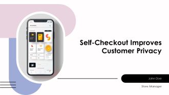 Self Checkout Improves Customer Privacy PPT Designs AT