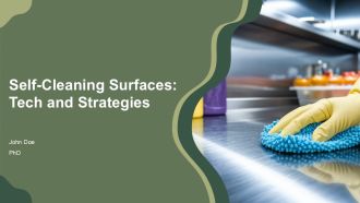 Self Cleaning Surfaces Tech And Strategies PPT Slides AT