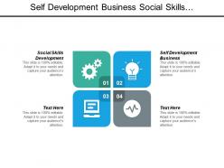 Self development business social skills development team work skills cpb