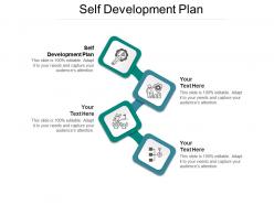 Self development plan ppt powerpoint presentation show model cpb