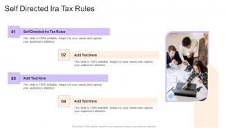 Self Directed Ira Tax Rules In Powerpoint And Google Slides Cpb