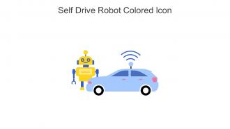Self Drive Robot Colored Icon In Powerpoint Pptx Png And Editable Eps Format
