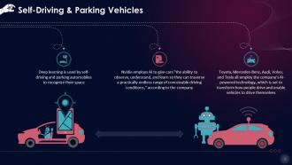 Self Driving And Parking Vehicles Using Artificial Intelligence Training Ppt