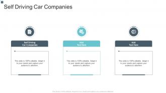 Self Driving Car Companies In Powerpoint And Google Slides Cpb