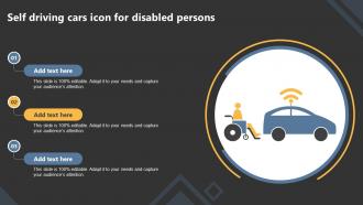 Self Driving Cars Icon For Disabled Persons