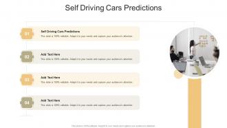 Self Driving Cars Predictions In Powerpoint And Google Slides Cpb