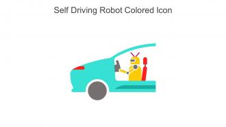 Self Driving Robot Colored Icon In Powerpoint Pptx Png And Editable Eps Format