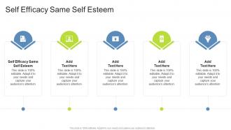 Self Efficacy Same Self Esteem In Powerpoint And Google Slides Cpb