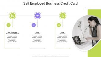 Self Employed Business Credit Card In Powerpoint And Google Slides Cpb