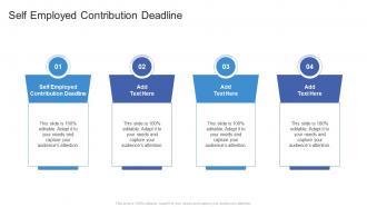 Self Employed Contribution Deadline In Powerpoint And Google Slides Cpb